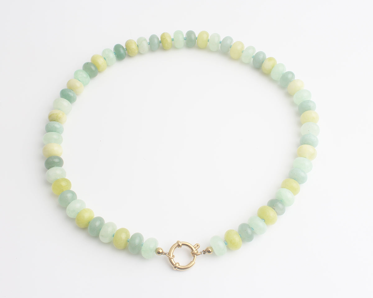 Clarisa - Collar - Piedra natural - Acero inoxidable