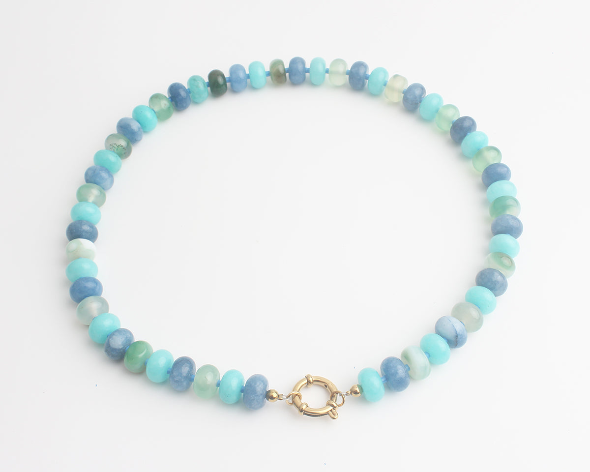 Clarisa - Collar - Piedra natural - Acero inoxidable