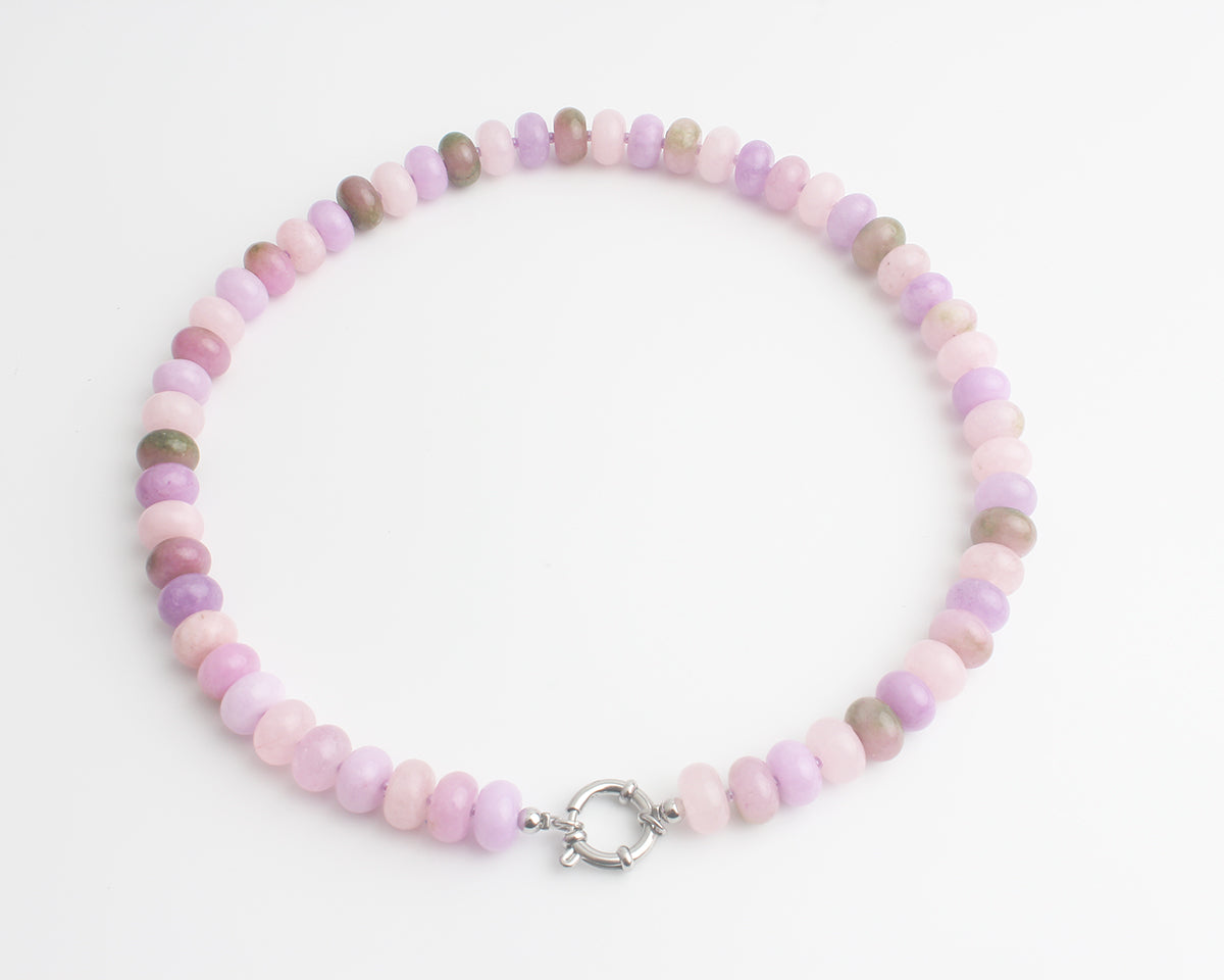 Clarisa - Collar - Piedra natural - Acero inoxidable