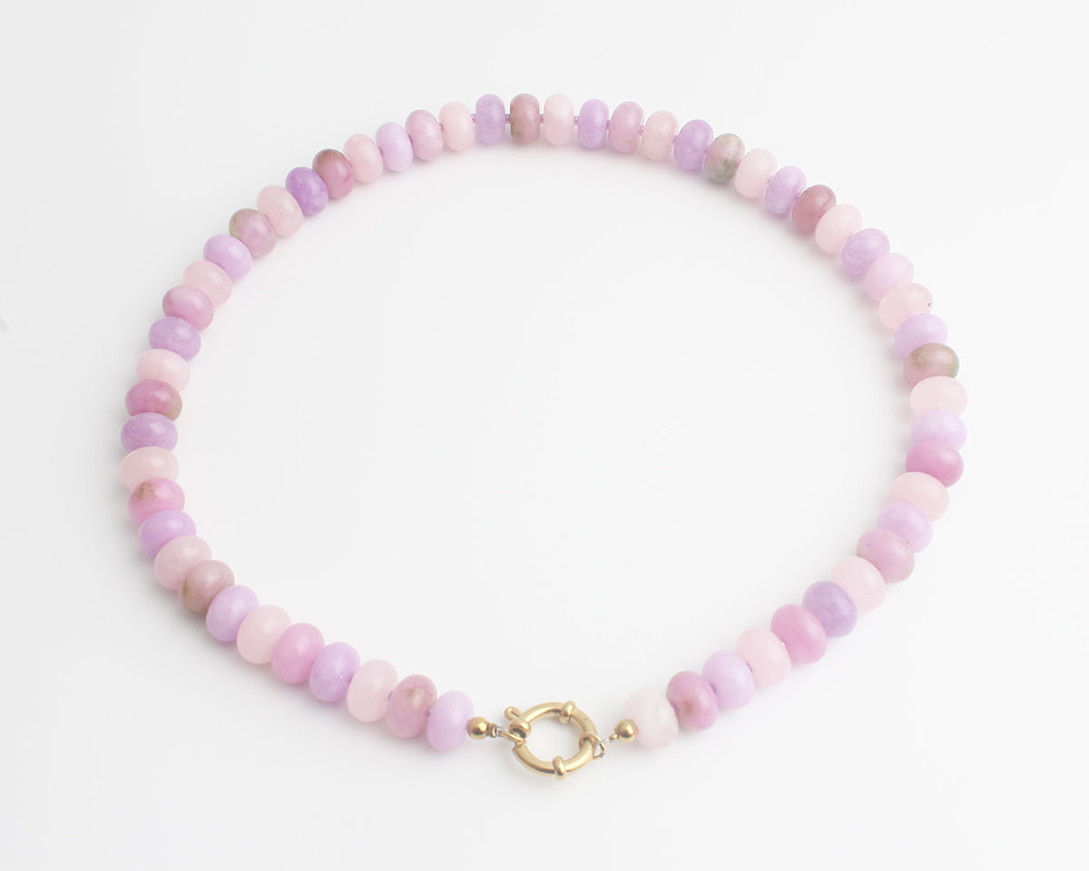 Clarisa - Collar - Piedra natural - Acero inoxidable