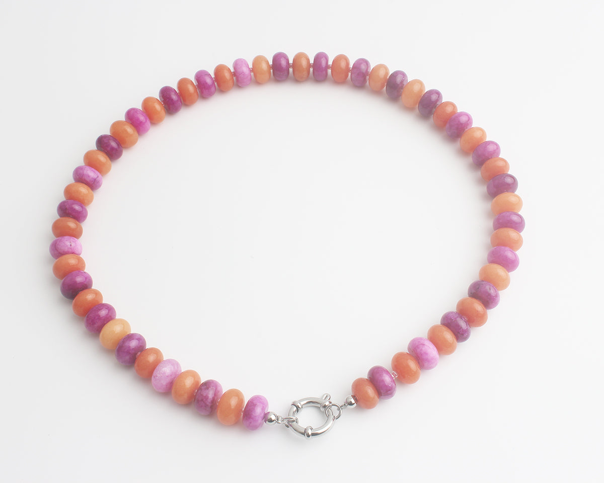 Clarisa - Collar - Piedra natural - Acero inoxidable