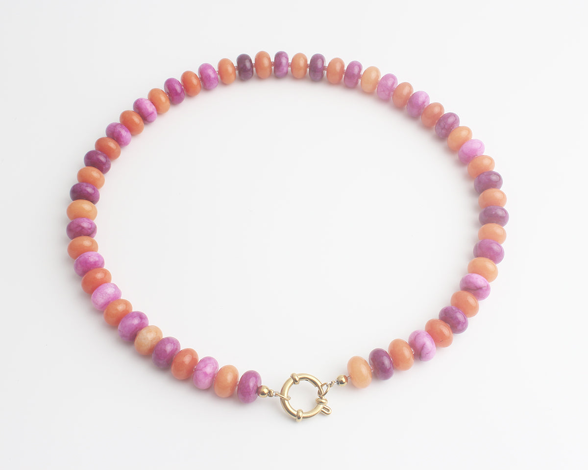 Clarisa - Collar - Piedra natural - Acero inoxidable