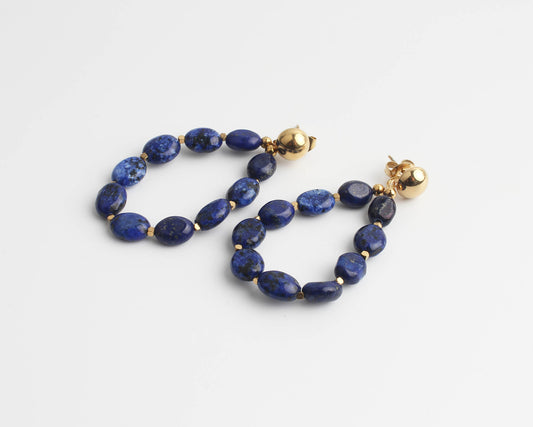 Sarahlee - Pendientes - Piedra natural - Acero inoxidable