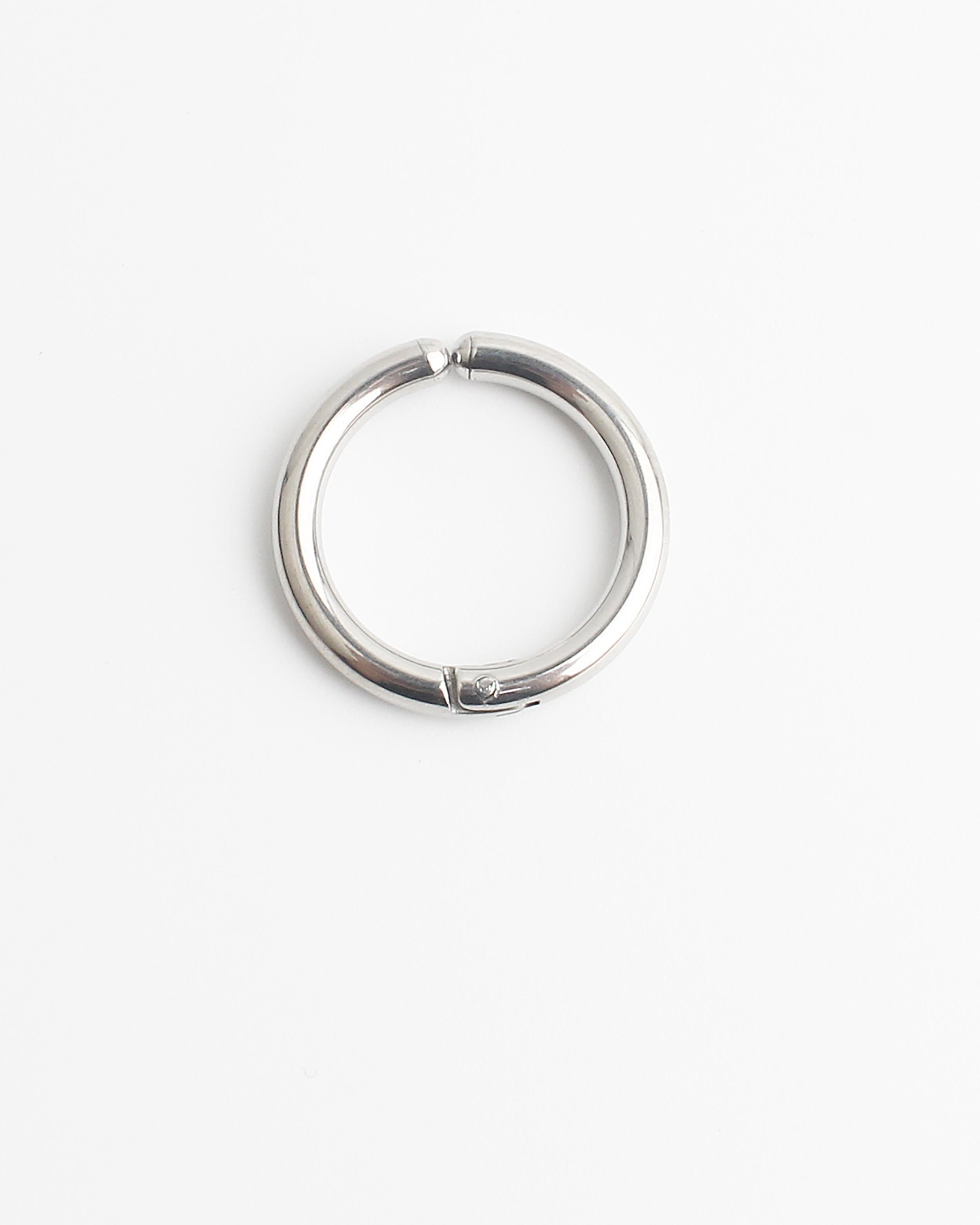 Original - Pendiente - Clip - Acero inoxidable