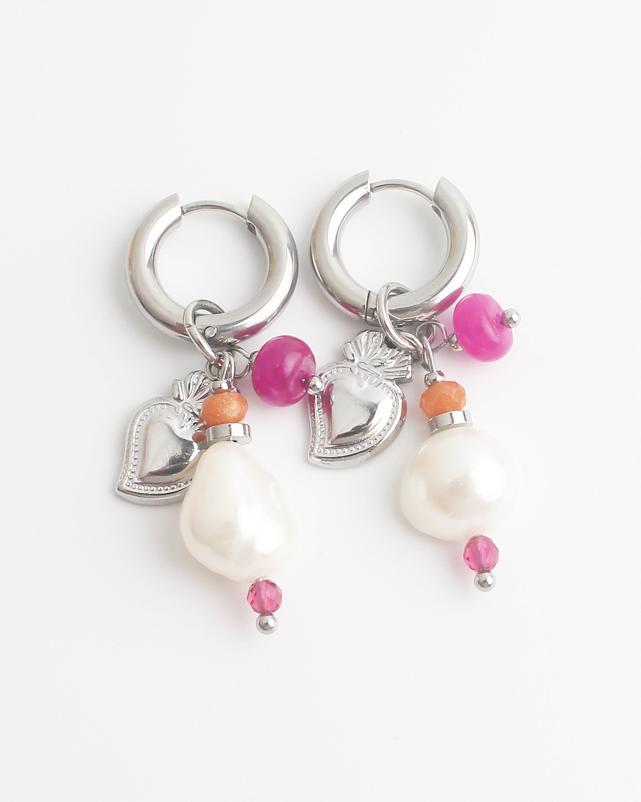Alaine - Pendientes - Acero inoxidable
