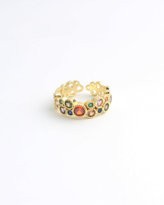 Davide - Anillo - chapado en oro