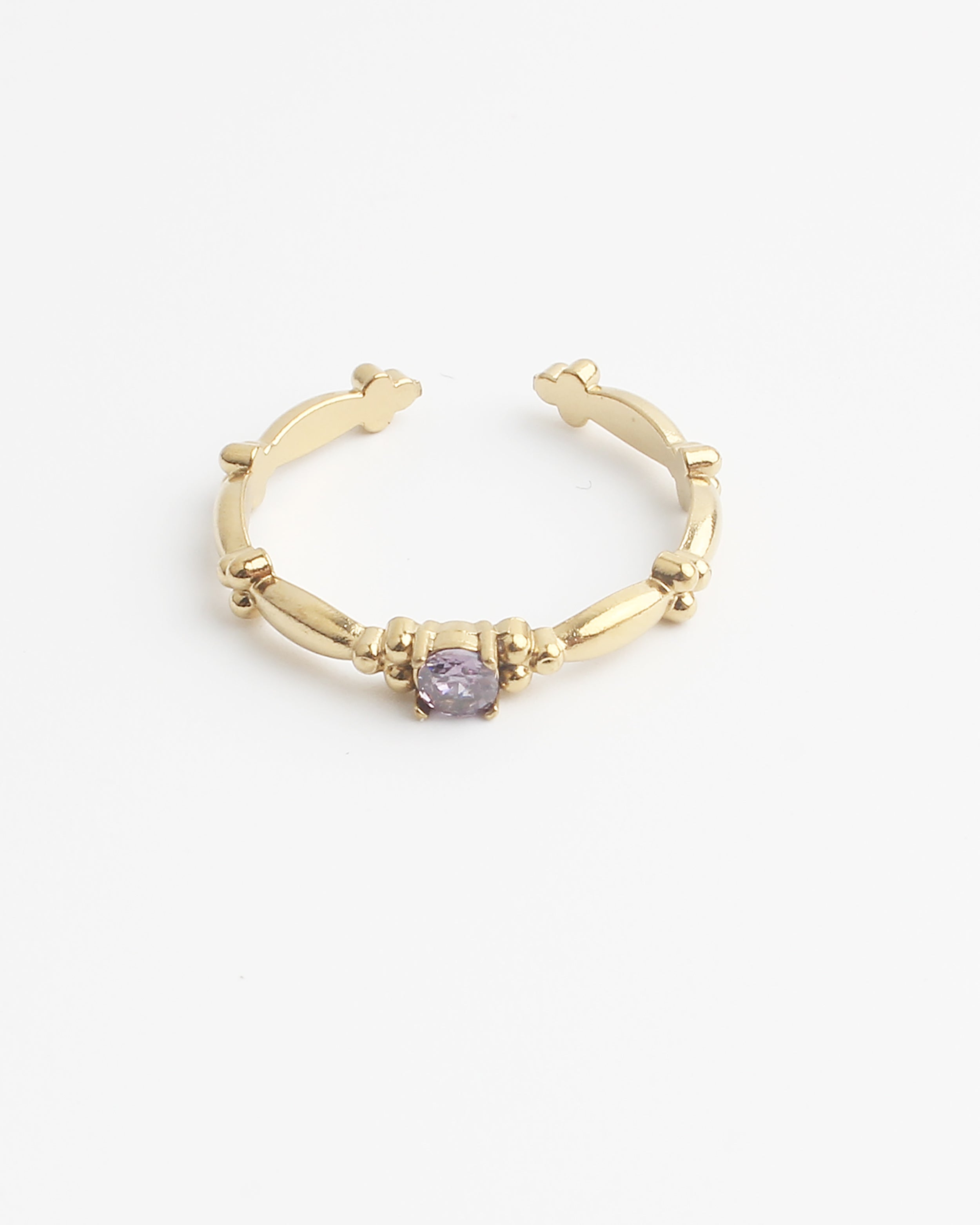 Ida - Anillo - Chapado en oro