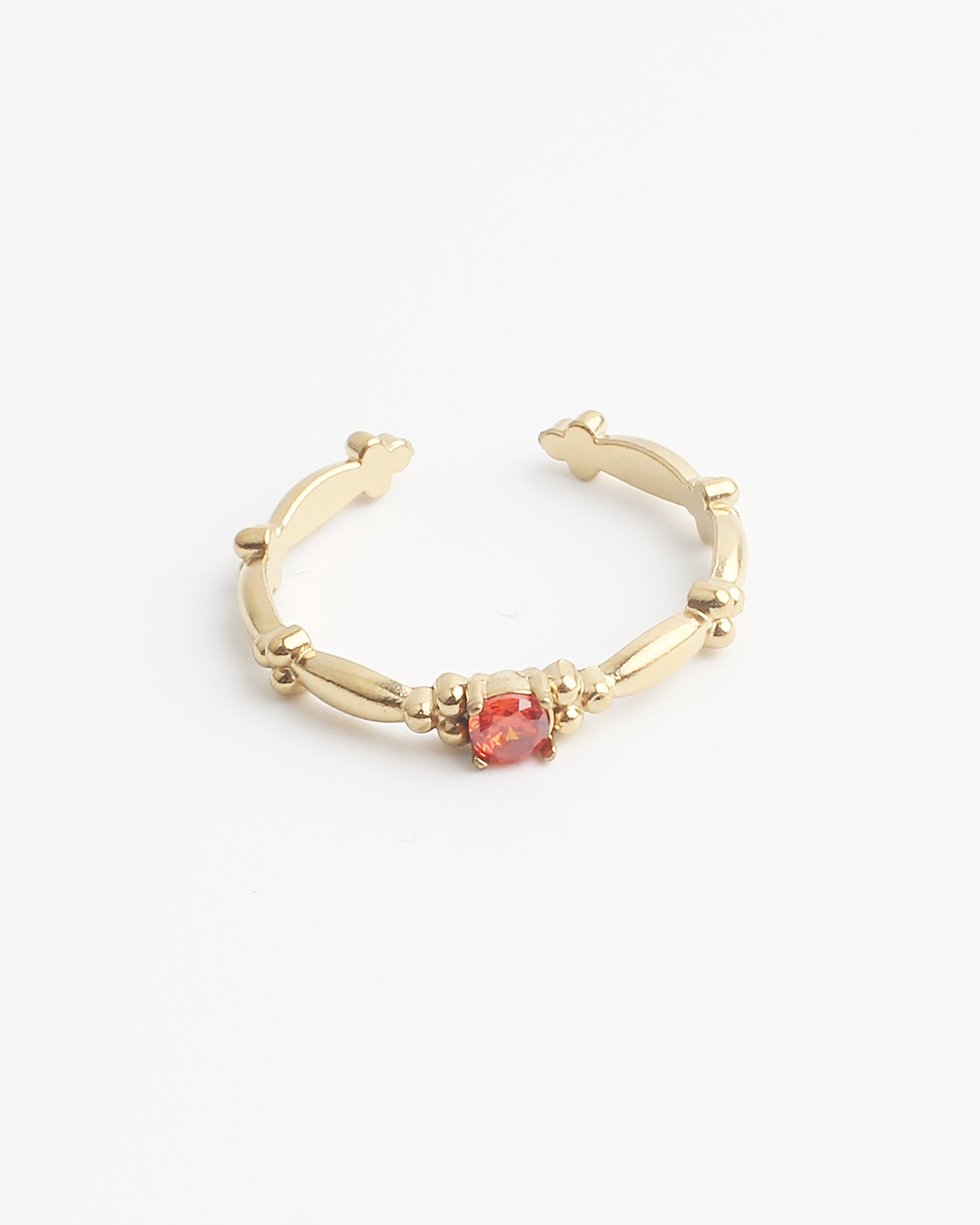 Ida - Anillo - Chapado en oro