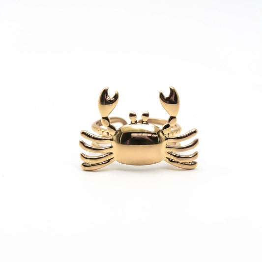 Crabby - Anillo - Acero inoxidable - Ajustable