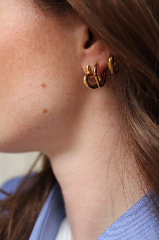 Megan - Pendientes - Acero inoxidable