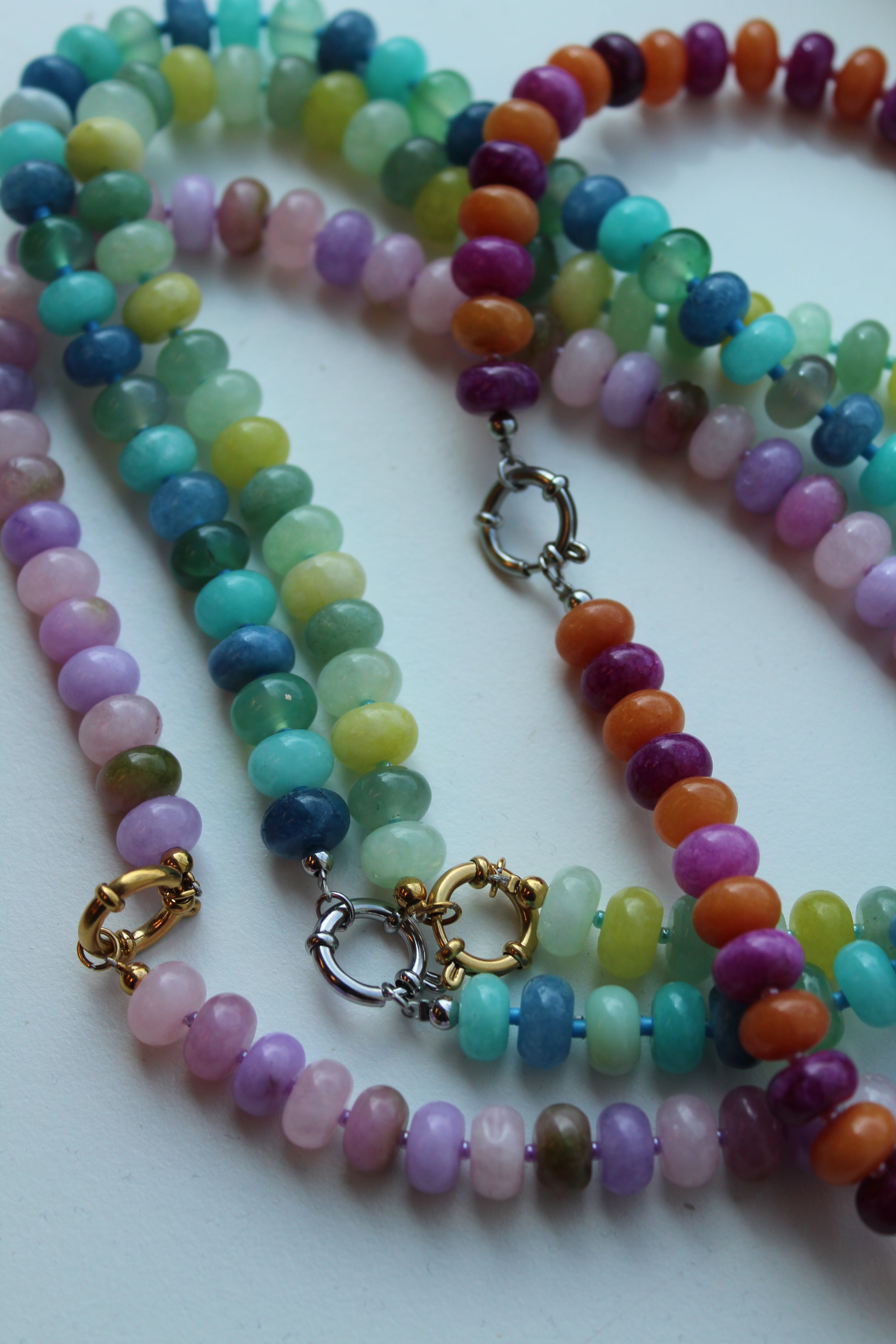 Clarisa - Collar - Piedra natural - Acero inoxidable