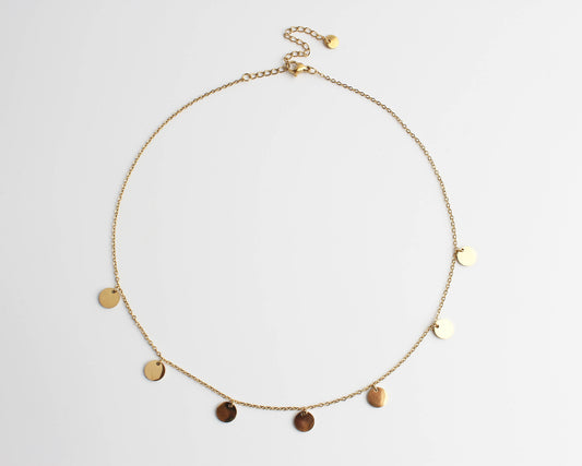 Coins - Collar - Acero inoxidable
