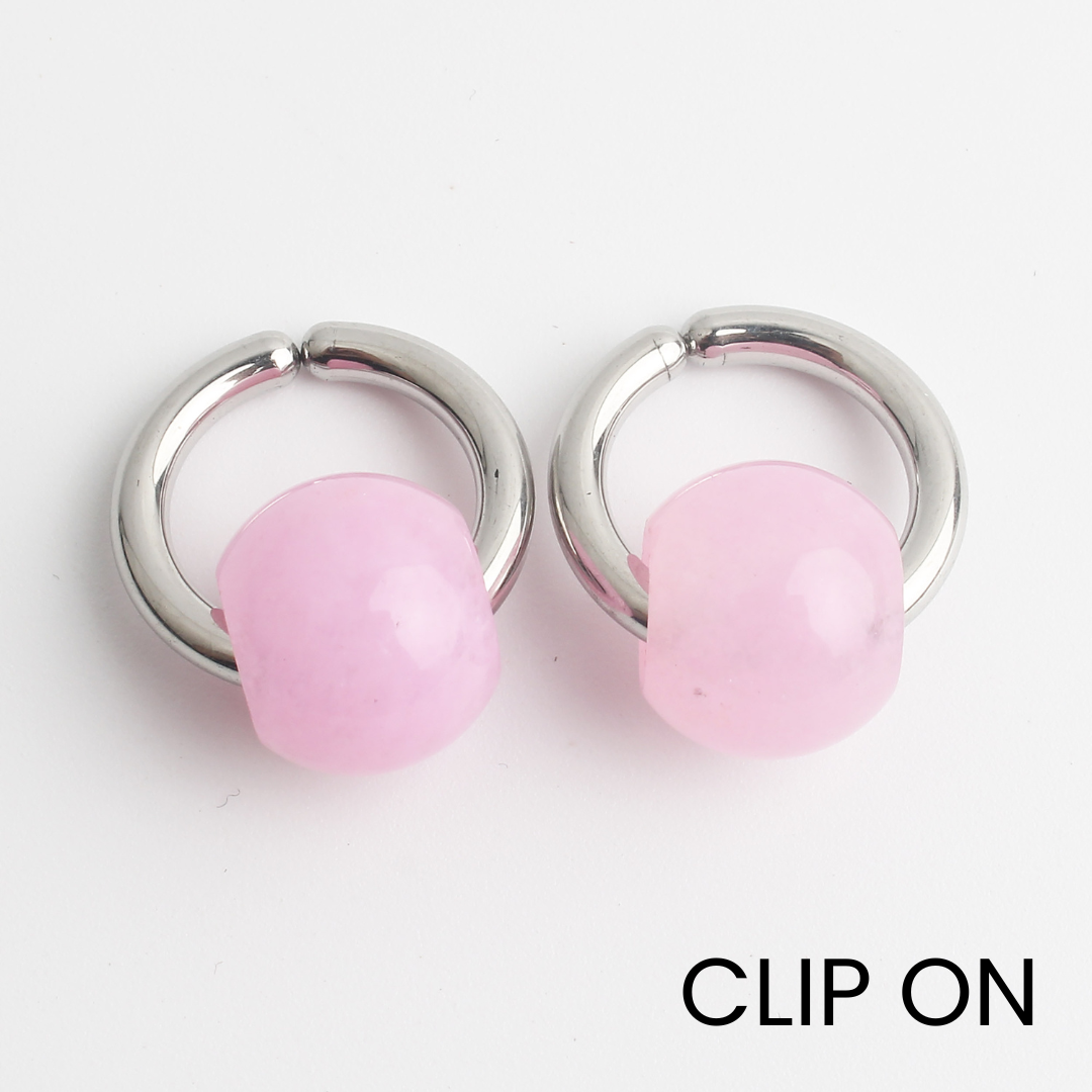 Merza - Oorbellen - Clip On - Stainless Steel