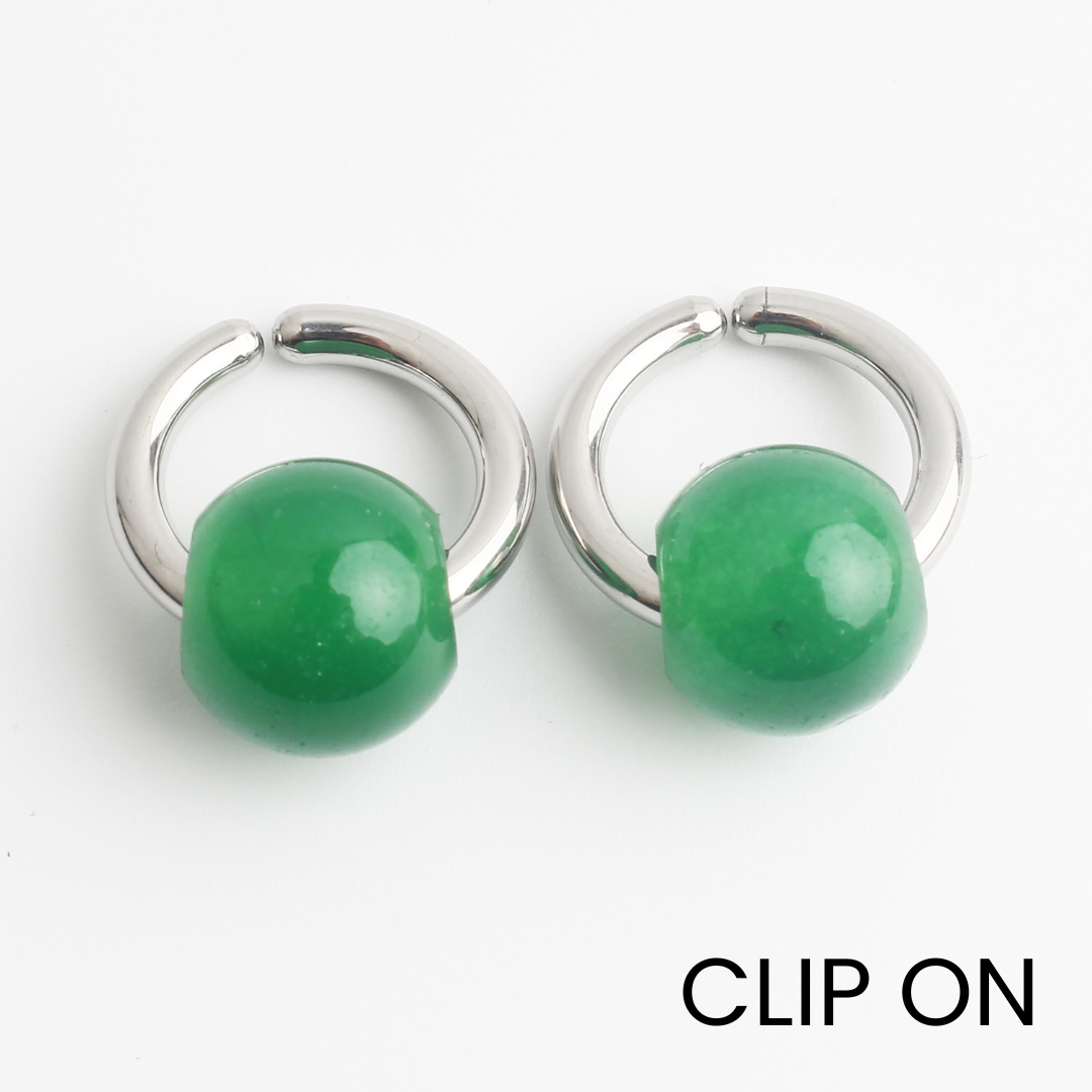 Merza - Oorbellen - Clip On - Stainless Steel