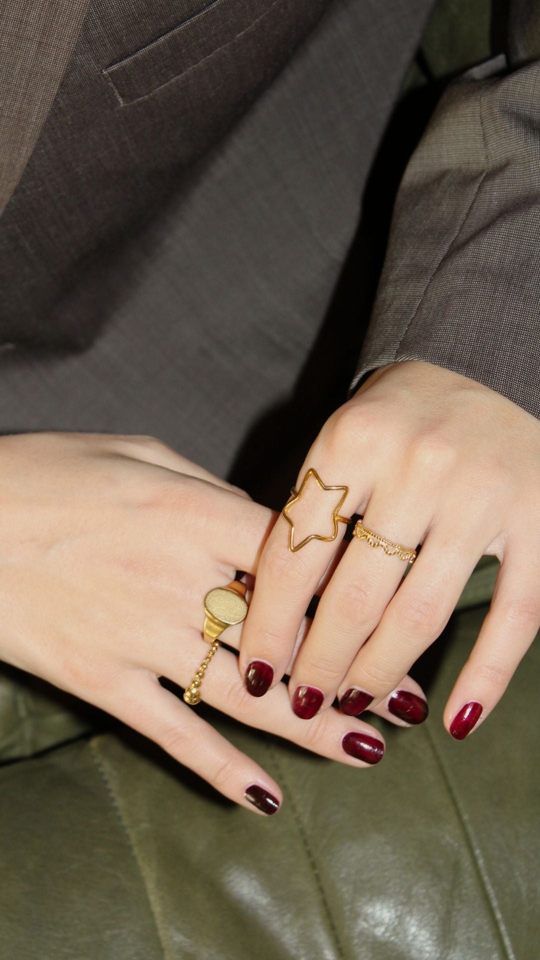 Julia - Anillo - Acero inoxidable - Ajustable