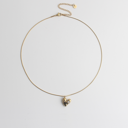 Sparkly love - Collar - Acero inoxidable