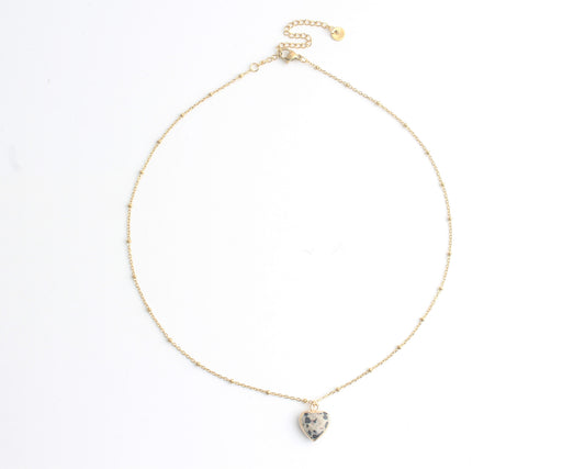 Cherish - Collar - Piedra Natural - Acero Inoxidable