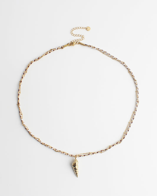 Twisted Shell - Necklace - Stainless Steel