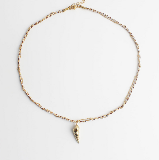 Twisted Shell - Necklace - Stainless Steel