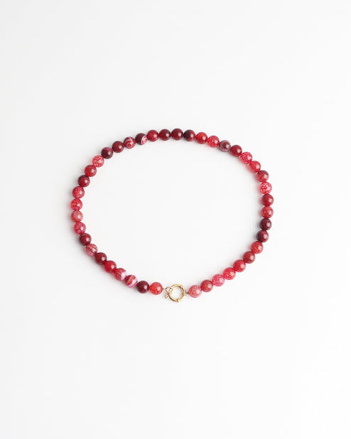 Samira - Necklace - Natural Stone -Stainless Steel