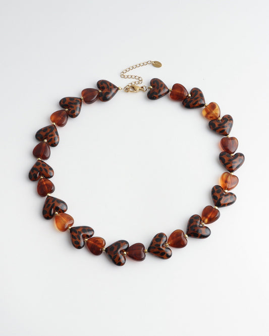 Panther heart - Collar - Acero inoxidable