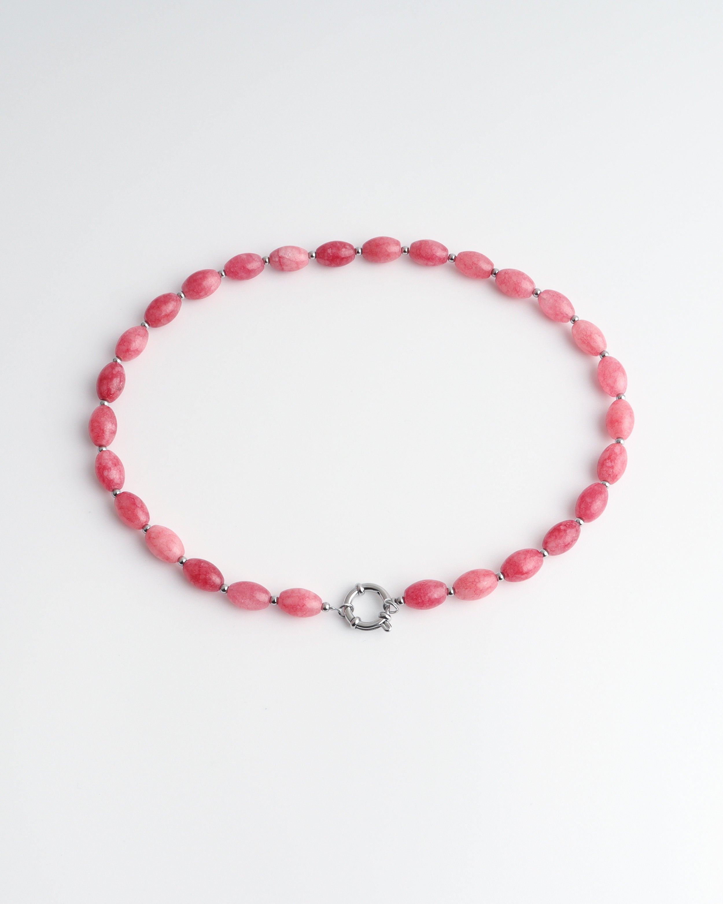 Jossy - Collar - Piedra natural - Acero inoxidable