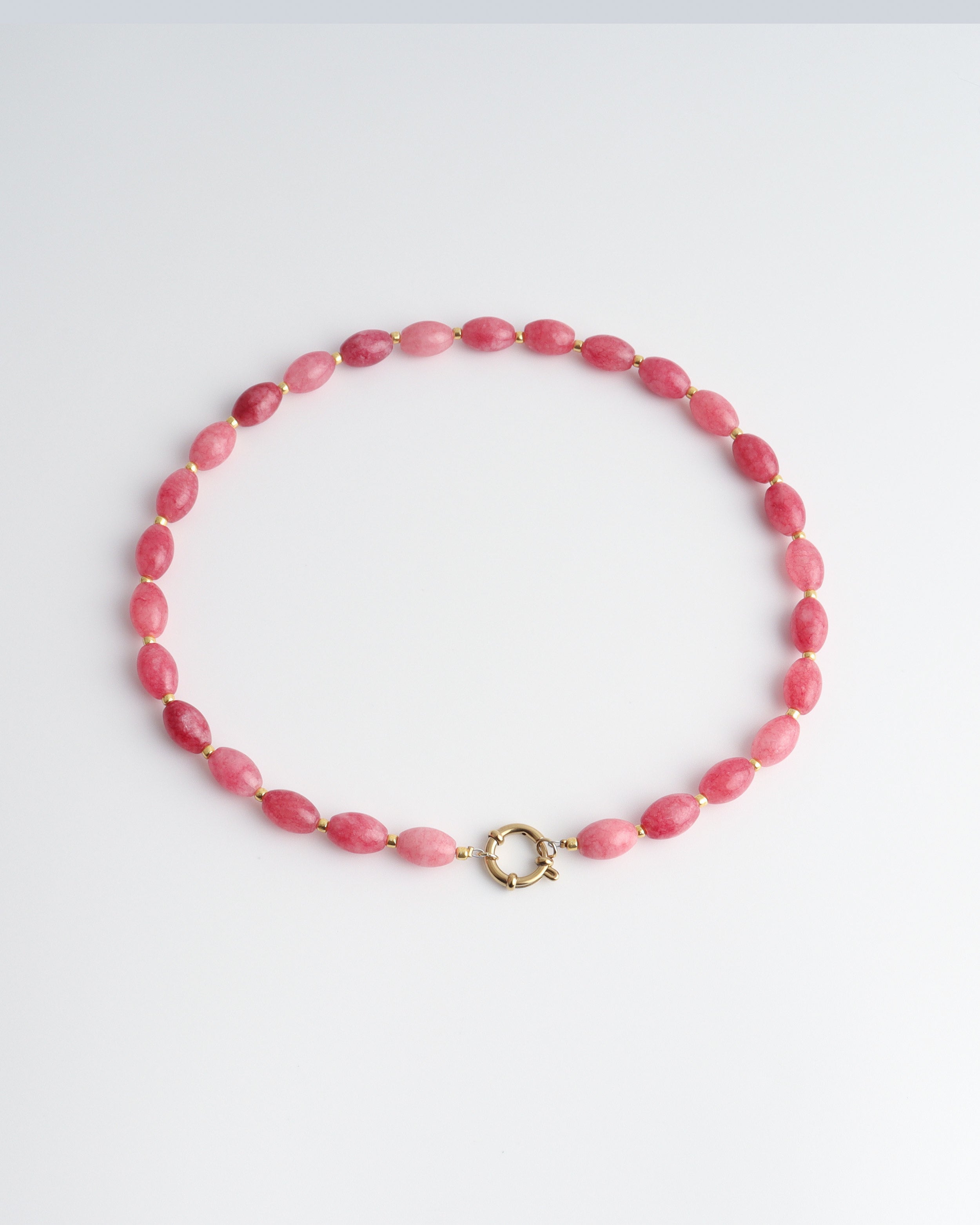 Jossy - Collar - Piedra natural - Acero inoxidable