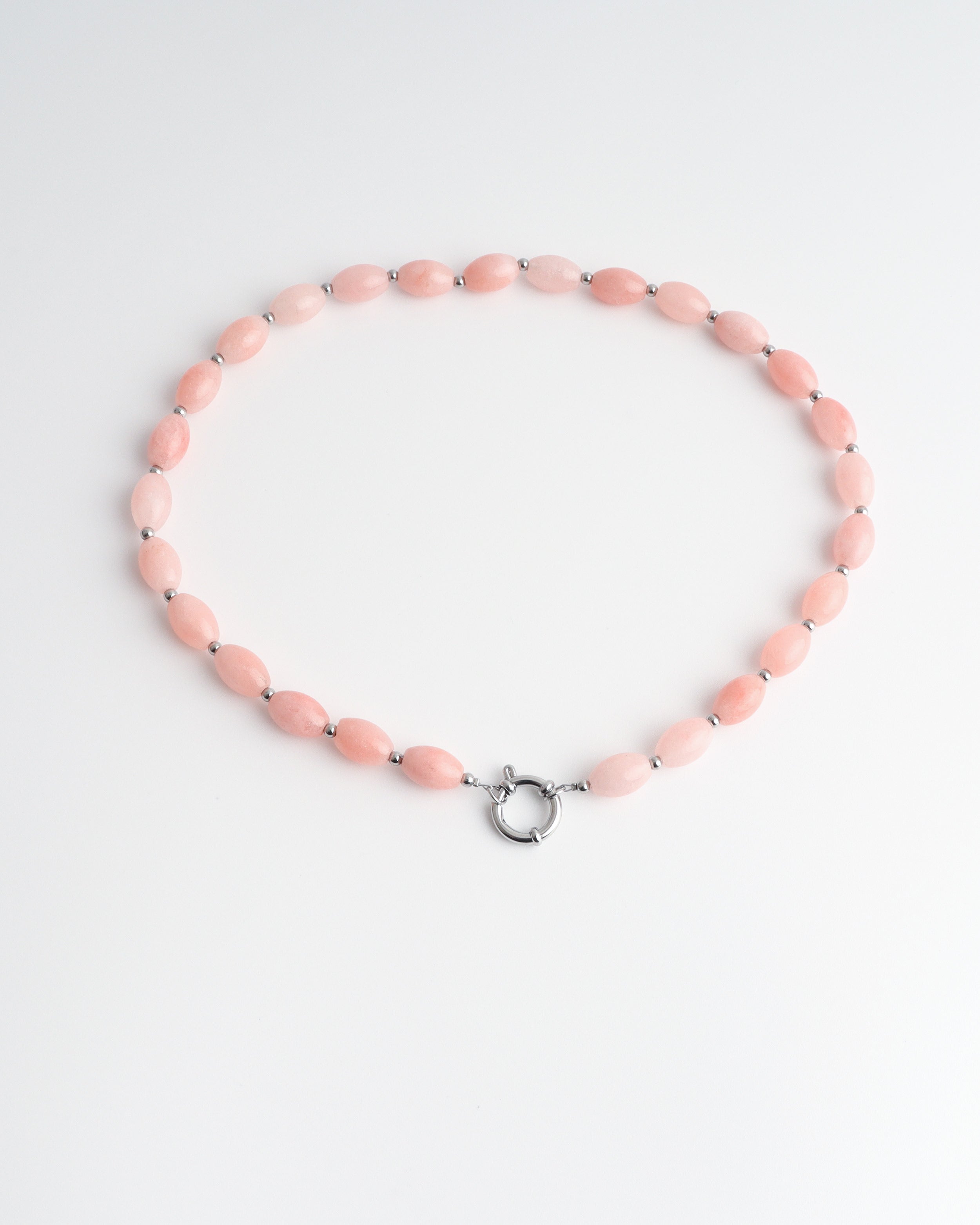 Jossy - Collar - Piedra natural - Acero inoxidable