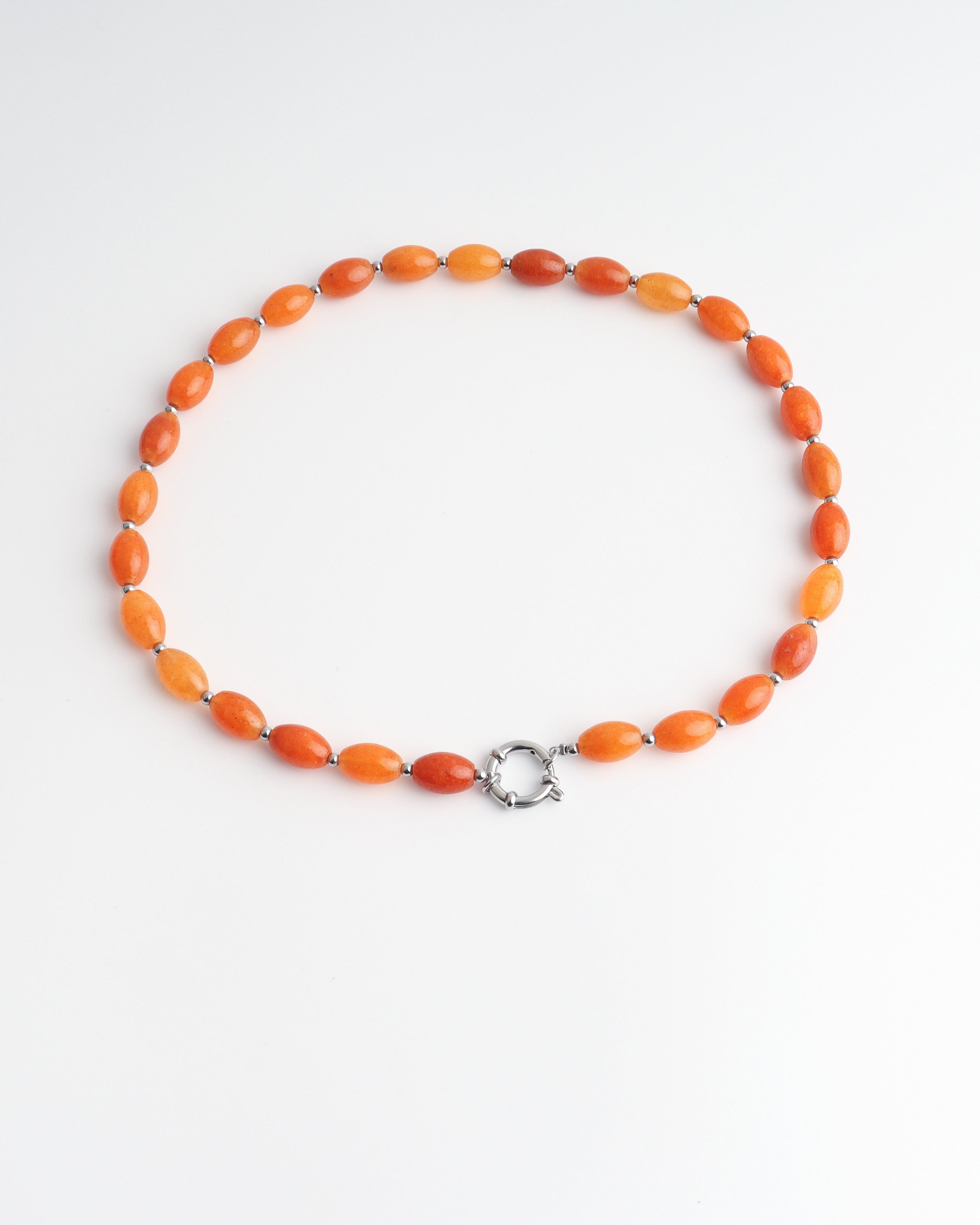 Jossy - Collar - Piedra natural - Acero inoxidable