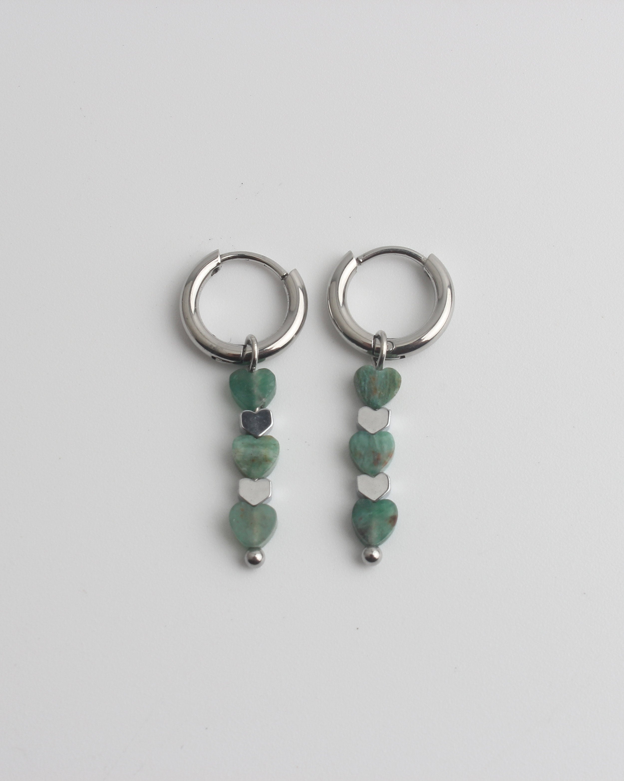 Heart To Heart - Pendientes - Acero inoxidable