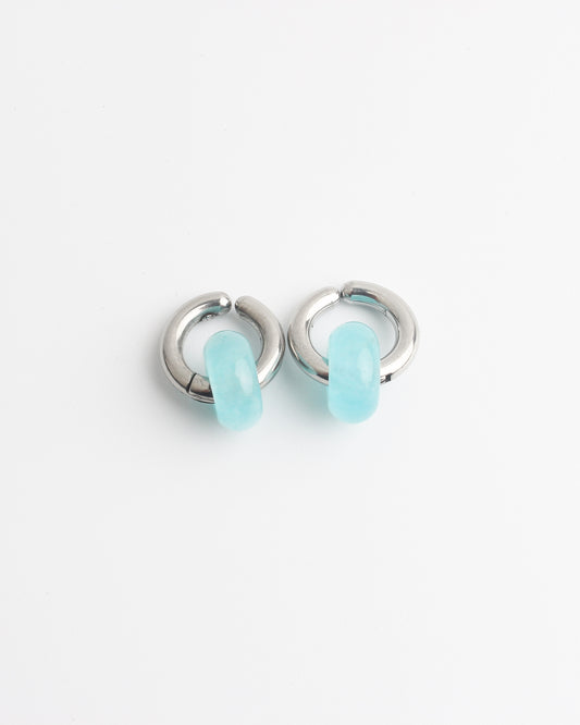 Jutta - Pendientes - De clip - Acero inoxidable