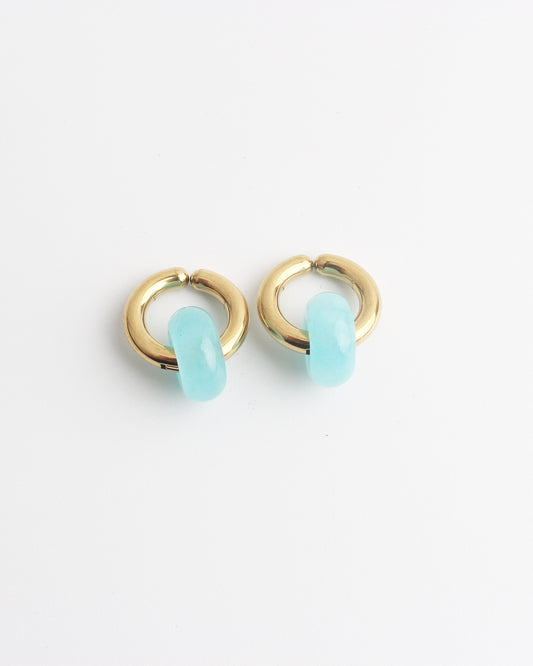 Jutta - Pendientes - De clip - Acero inoxidable