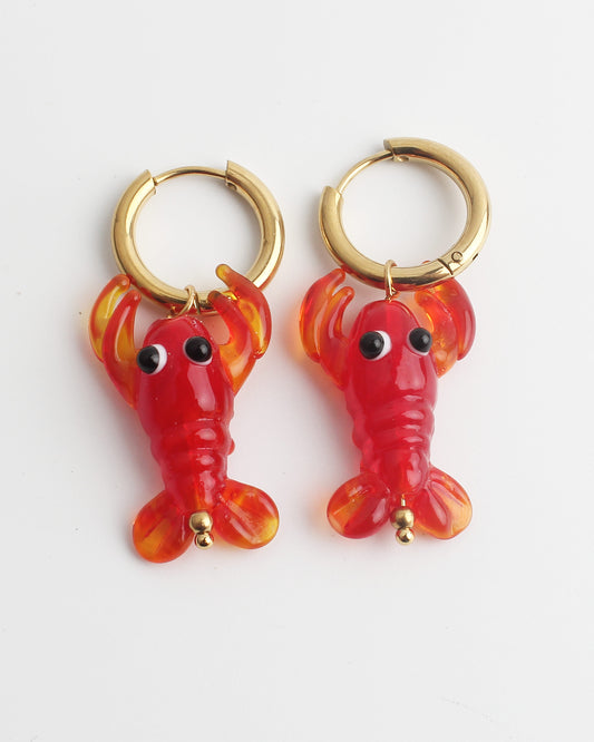 Lobster - Earrings -Stainless Steel