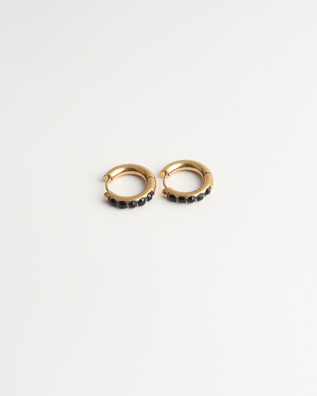 Big Strass Stone - Pendientes - Acero inoxidable