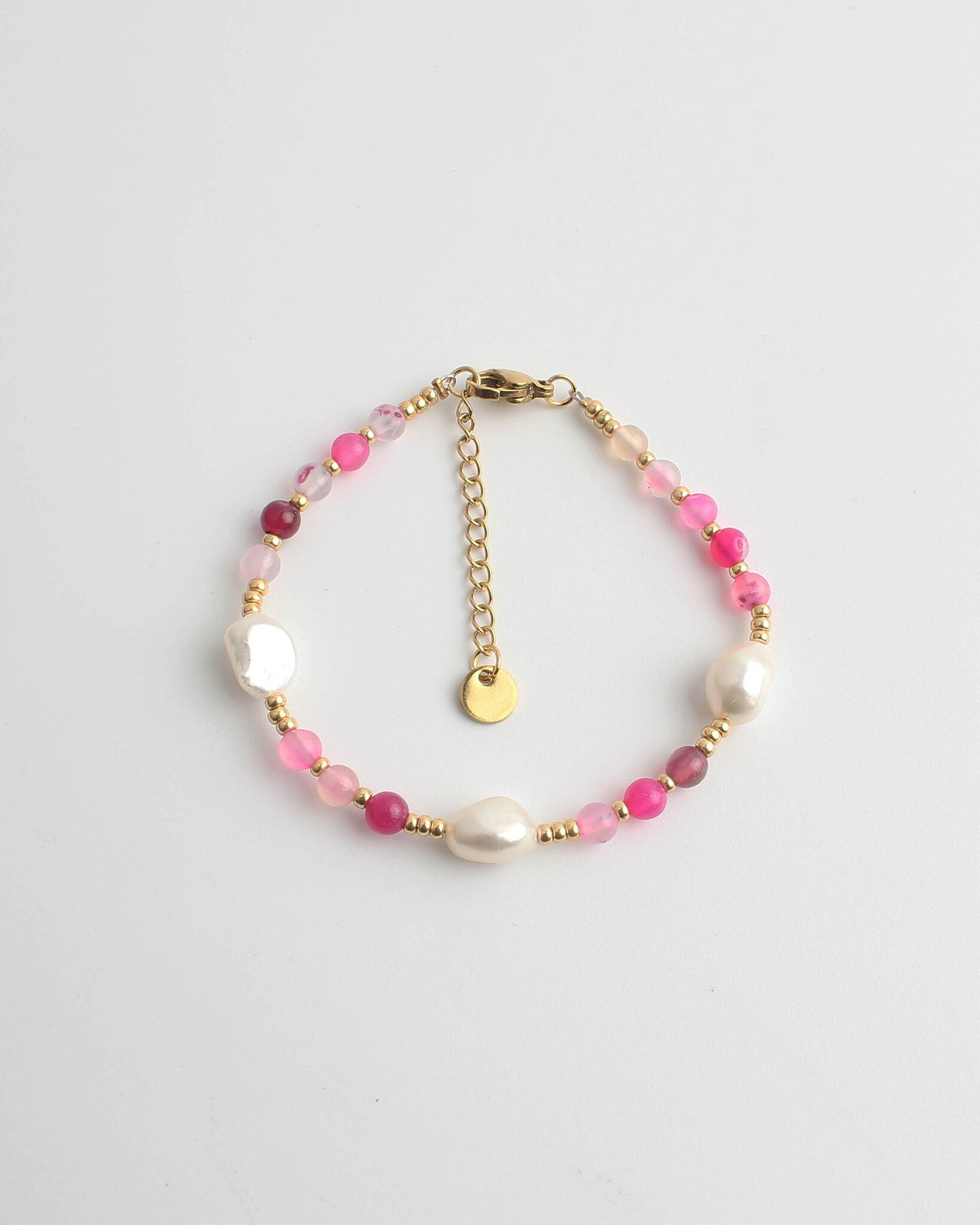Kira - Bracelet - Stainless Steel - Natural Stone