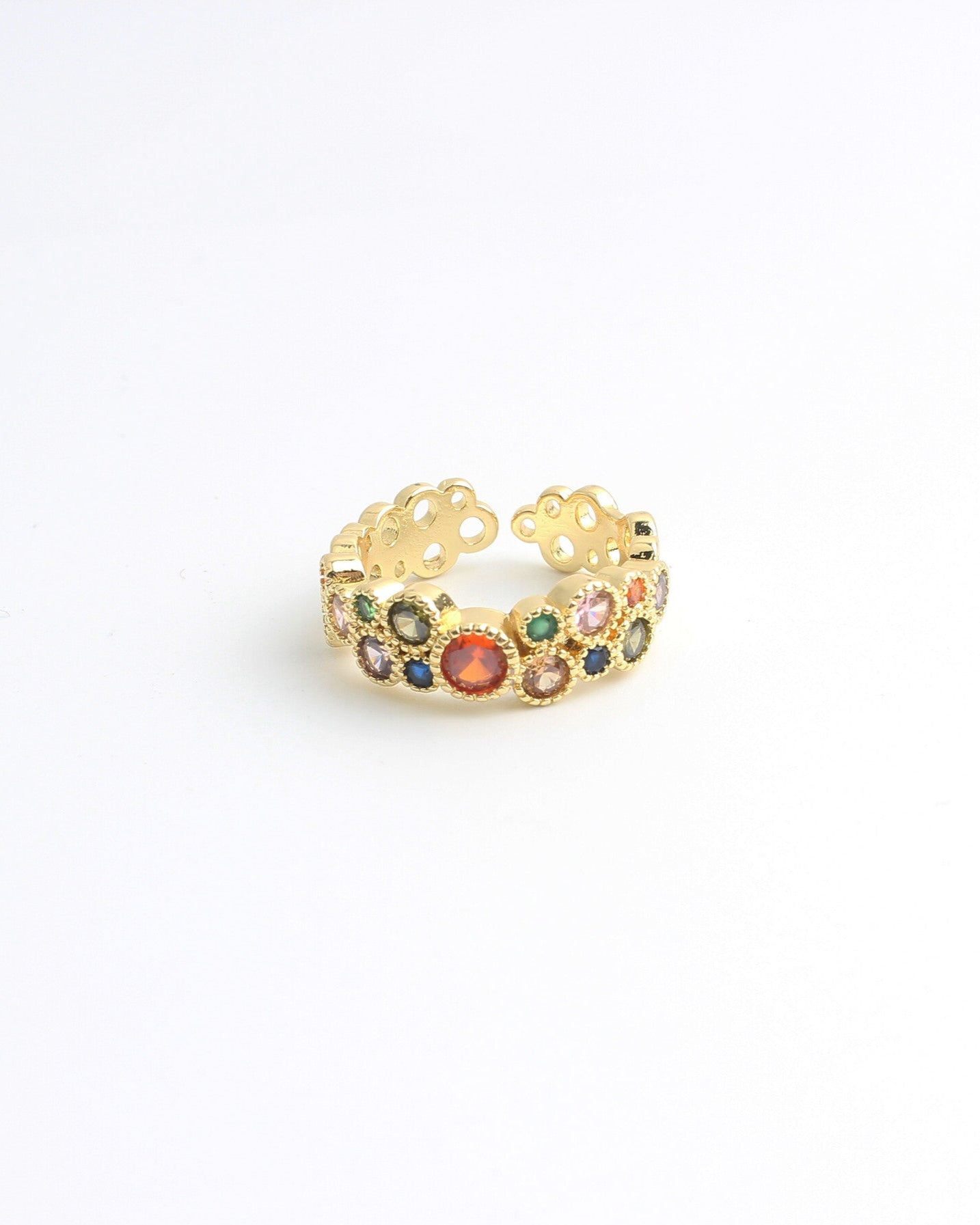 Davide - Ring - gold-plated