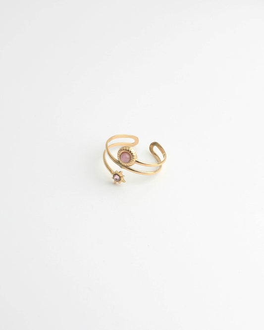 Candace - Anillo - Acero inoxidable - Ajustable