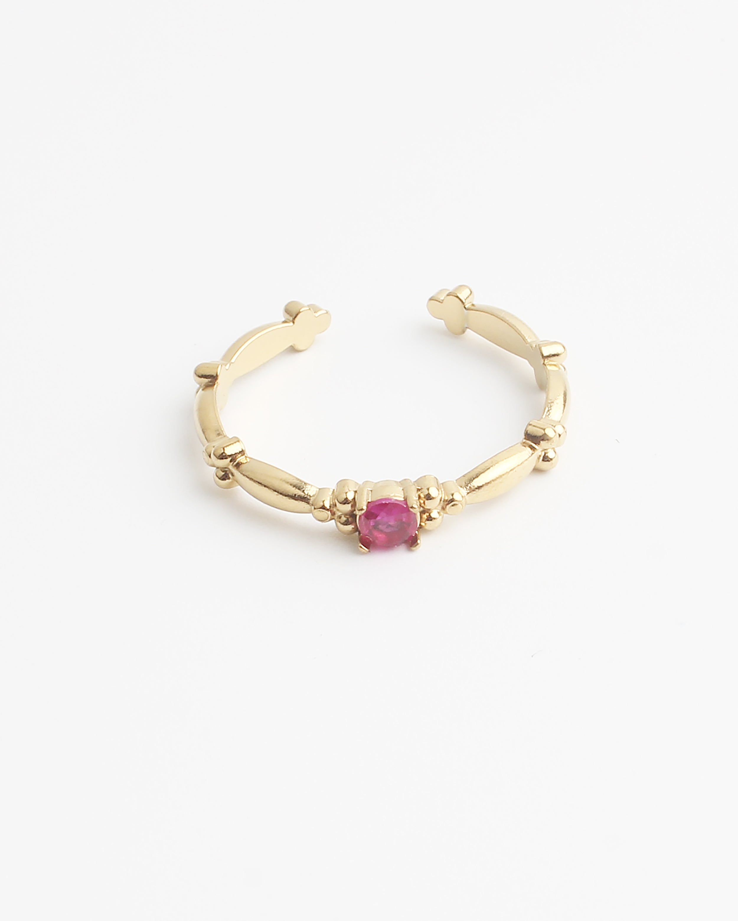 Ida - Anillo - Chapado en oro