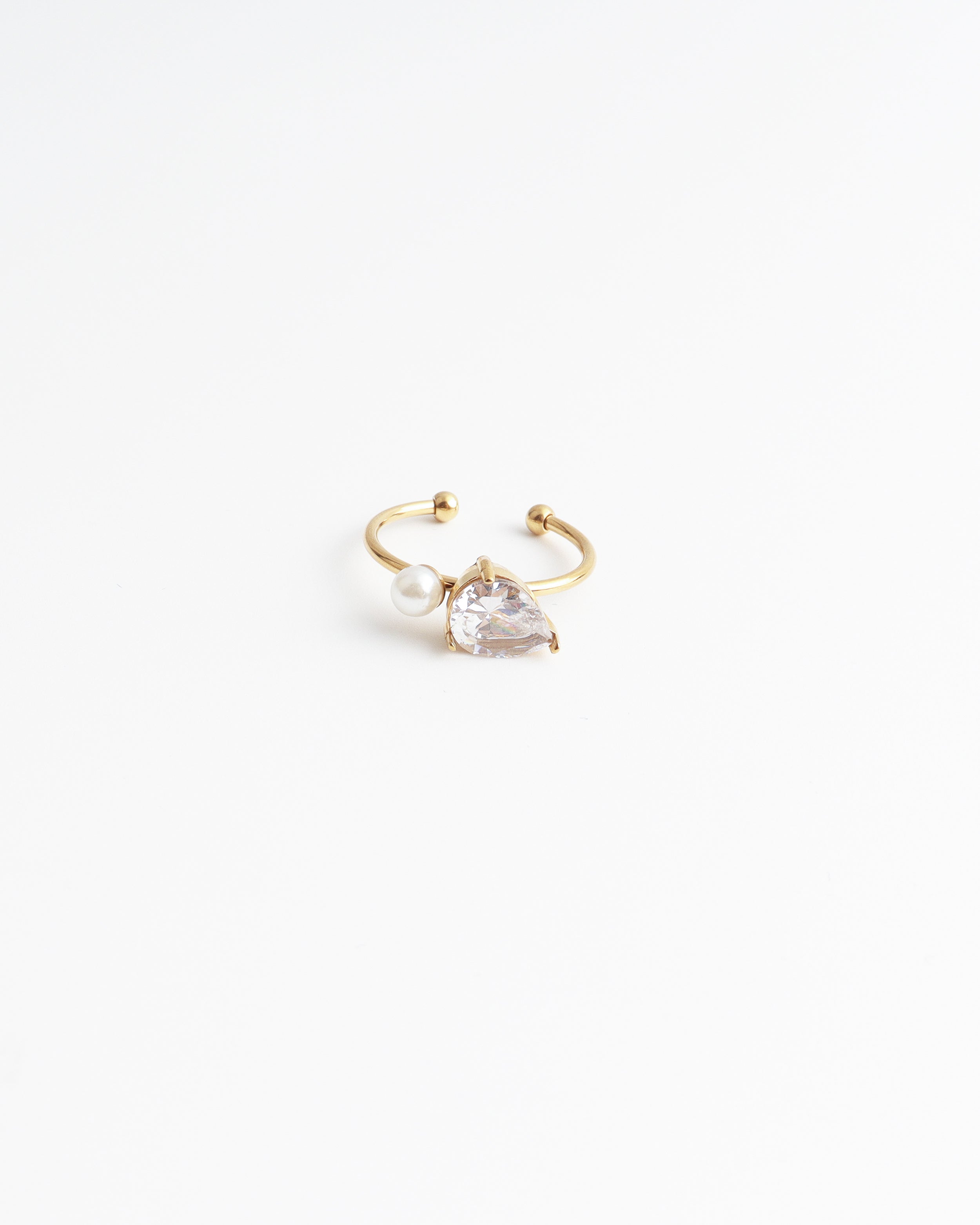 Mireille - Ring - Stainless Steel - Adjustable