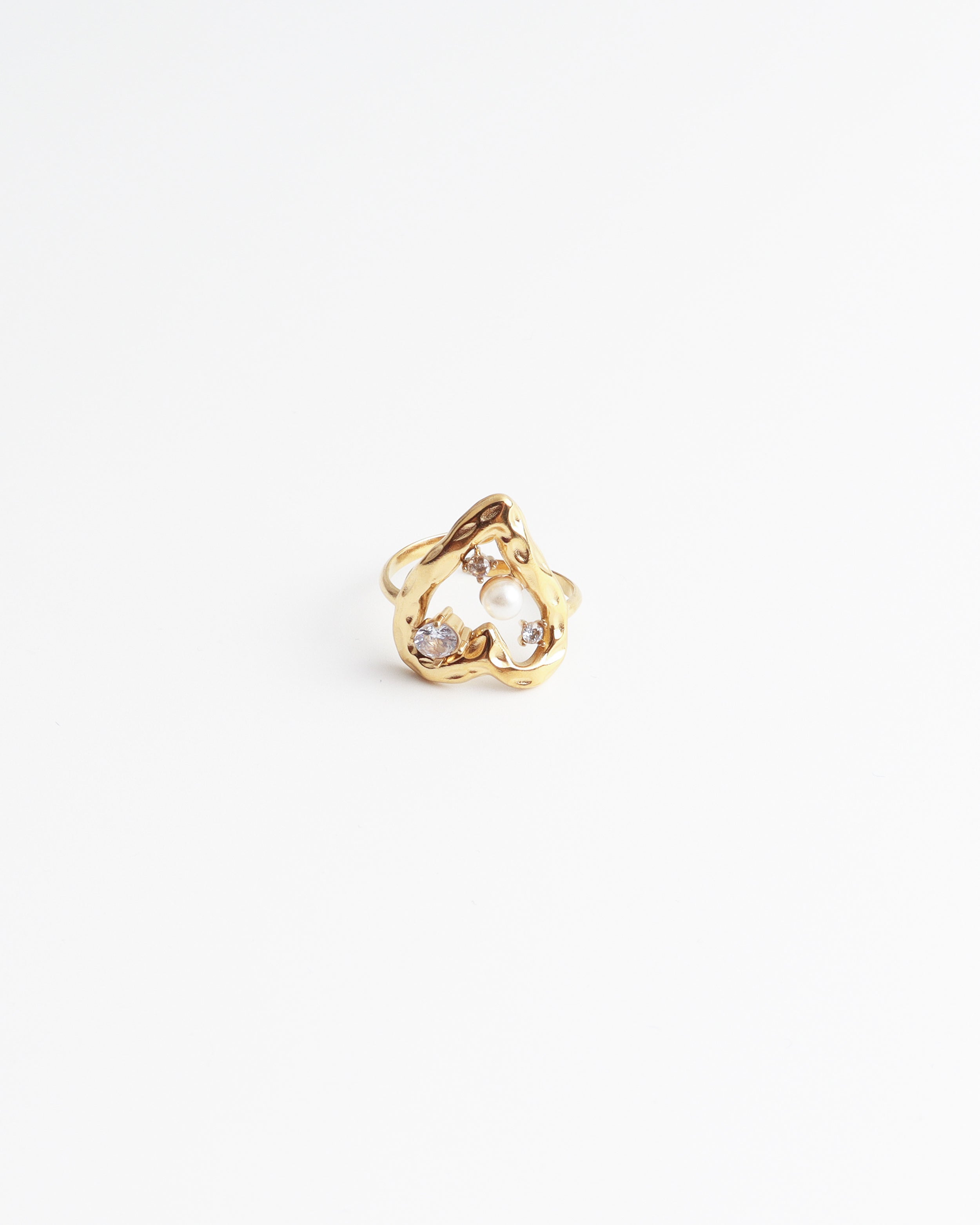 Theodora - Anillo - Acero inoxidable - Ajustable