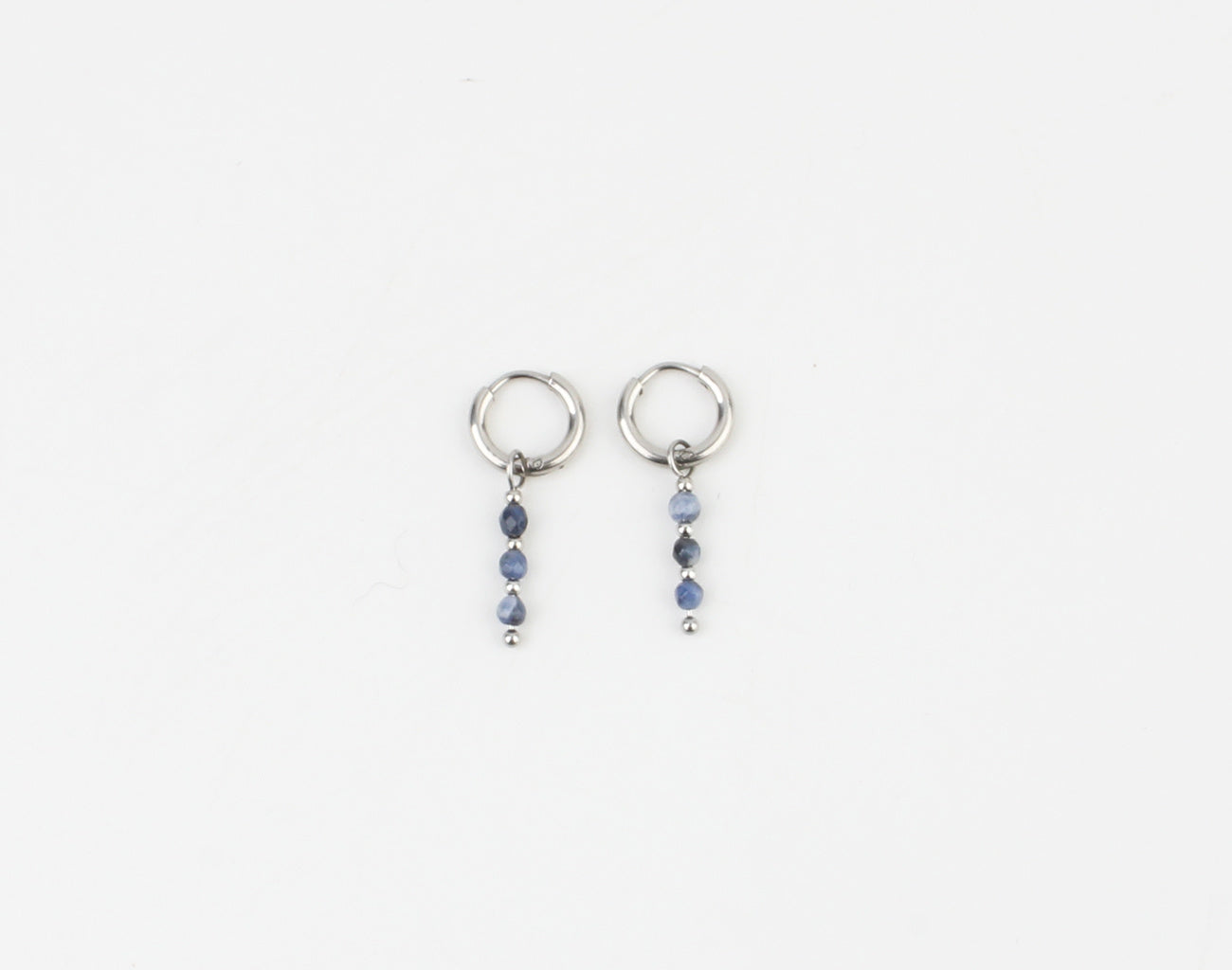 Mon Cheri - Earrings - Natural Stone - Stainless Steel