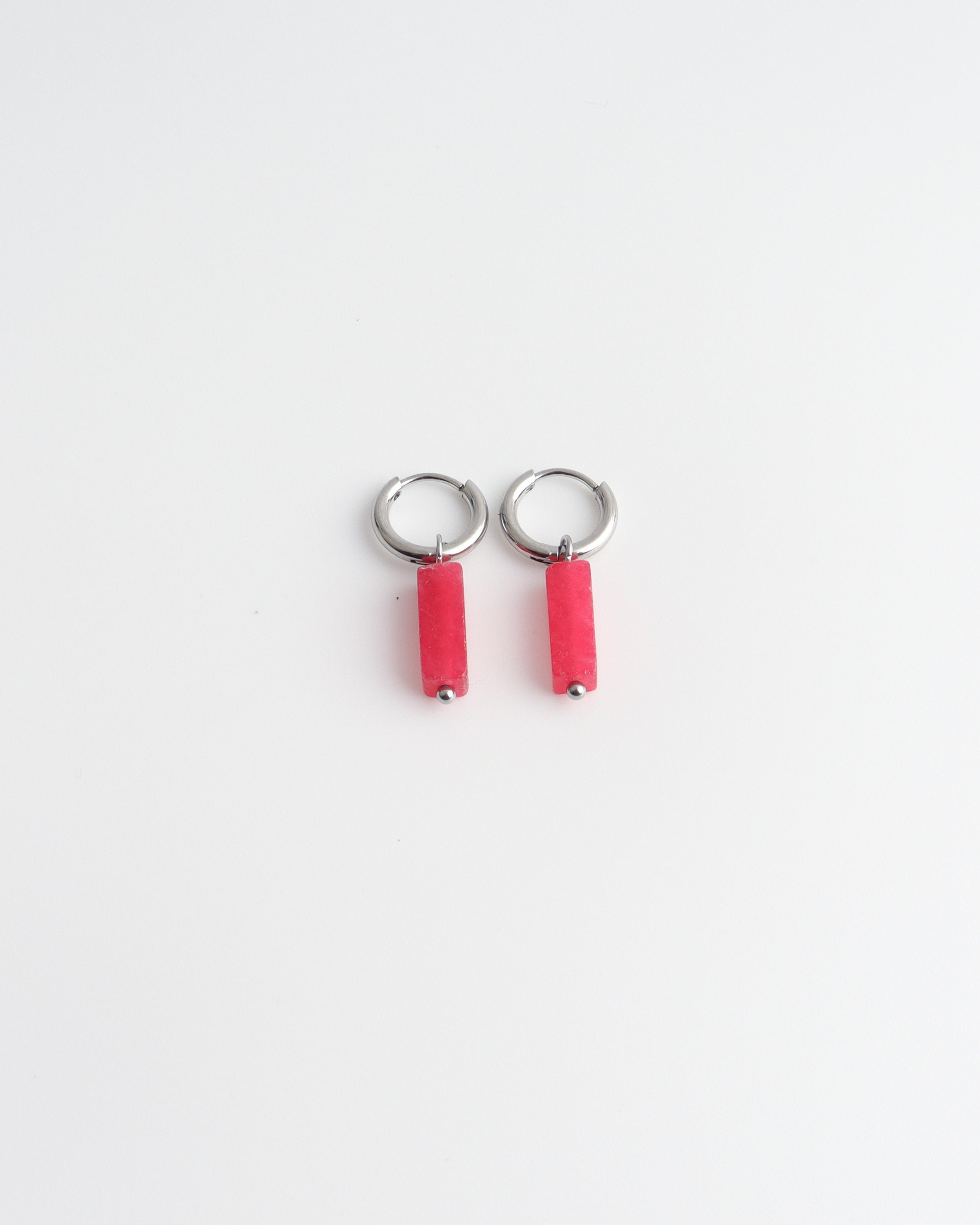 Dora - Earrings - Natural Stone - Stainless Steel