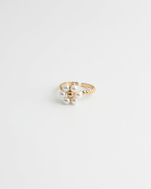 Fleurine - Anillo - Acero inoxidable - Ajustable