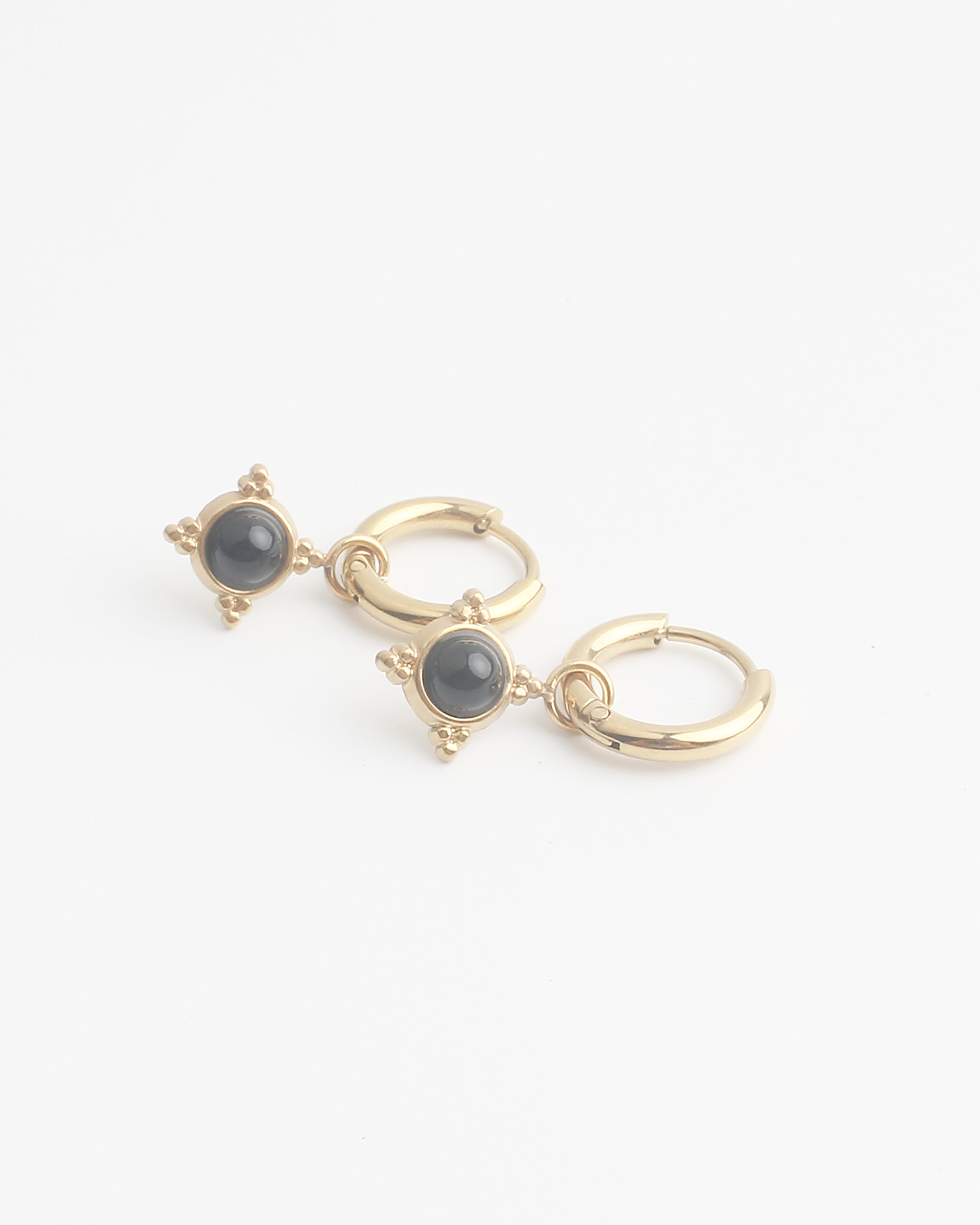 Estelle - Pendientes - Piedra natural - Acero inoxidable