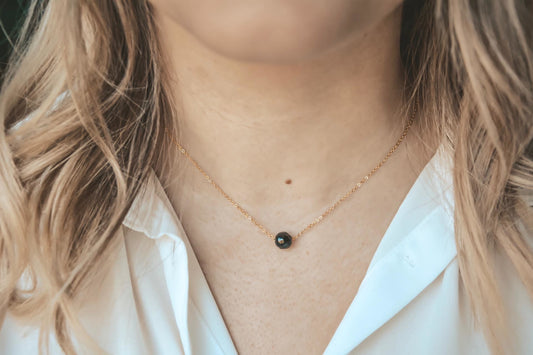 Pierre Damour - Collar - Acero inoxidable - Piedra natural