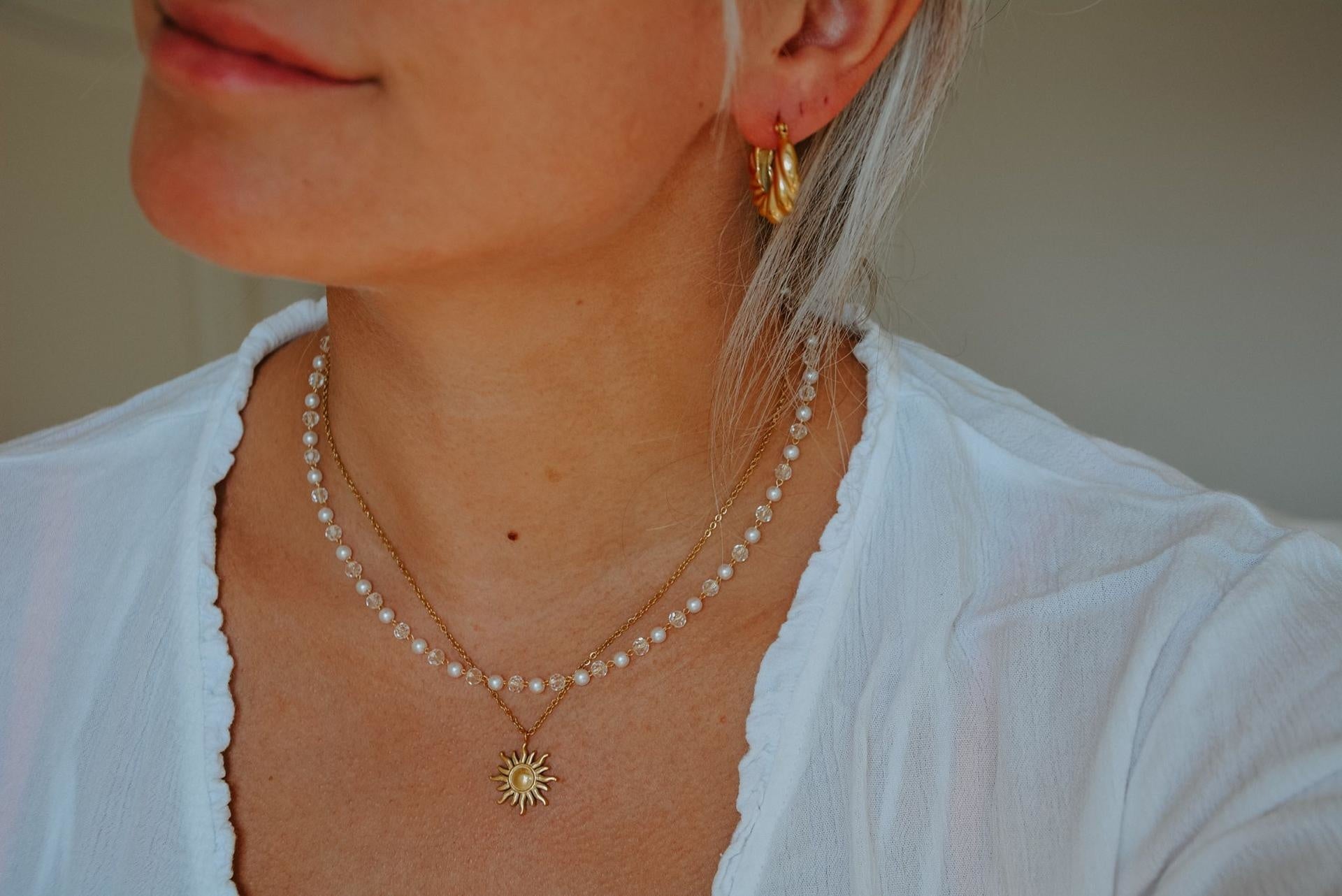 Sunny Side Up - Collar - Acero inoxidable