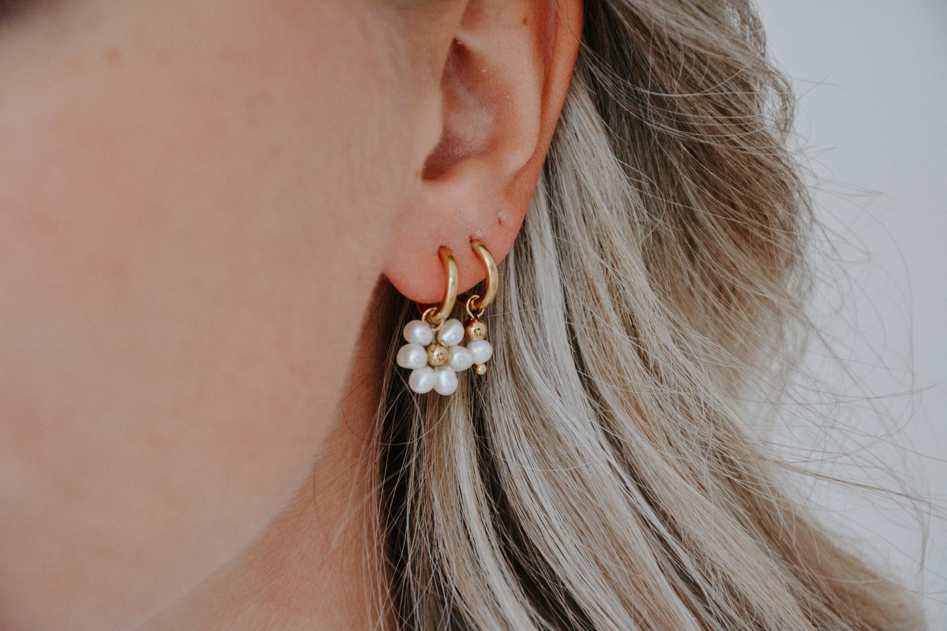 Fleurine - Earrings - Stainless Steel