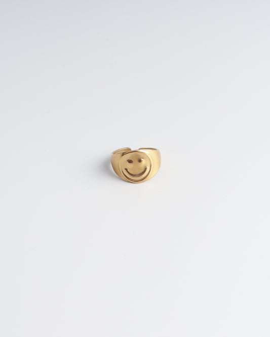 Smiles - Ring - Stainless Steel - Adjustable