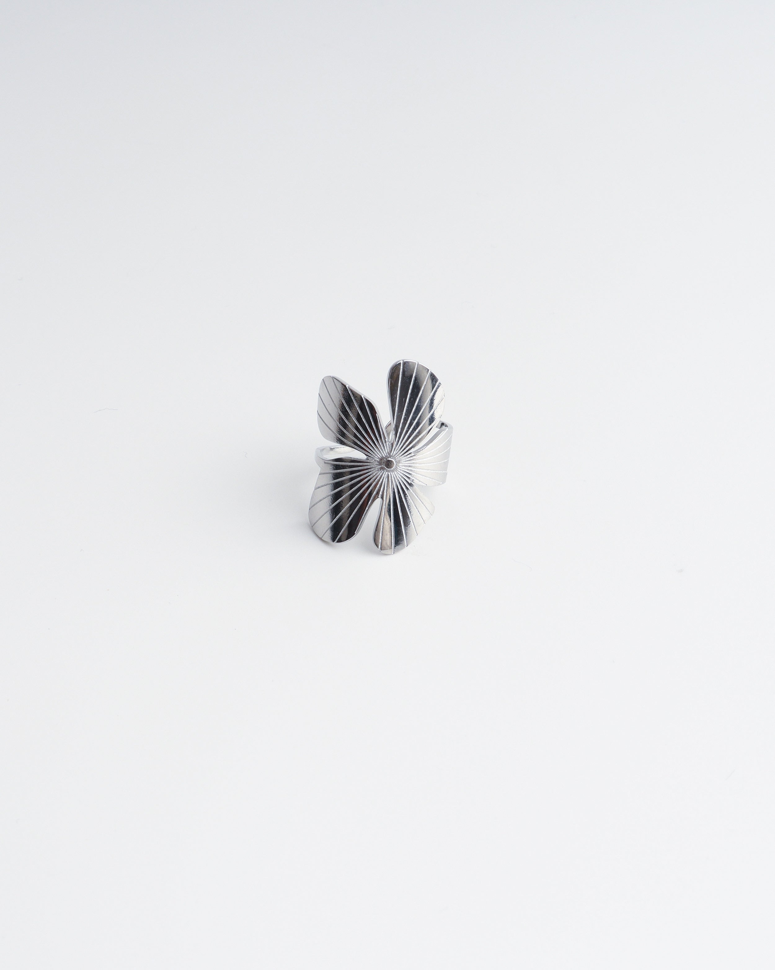 Wild Flower - Ring - Stainless Steel - Adjustable