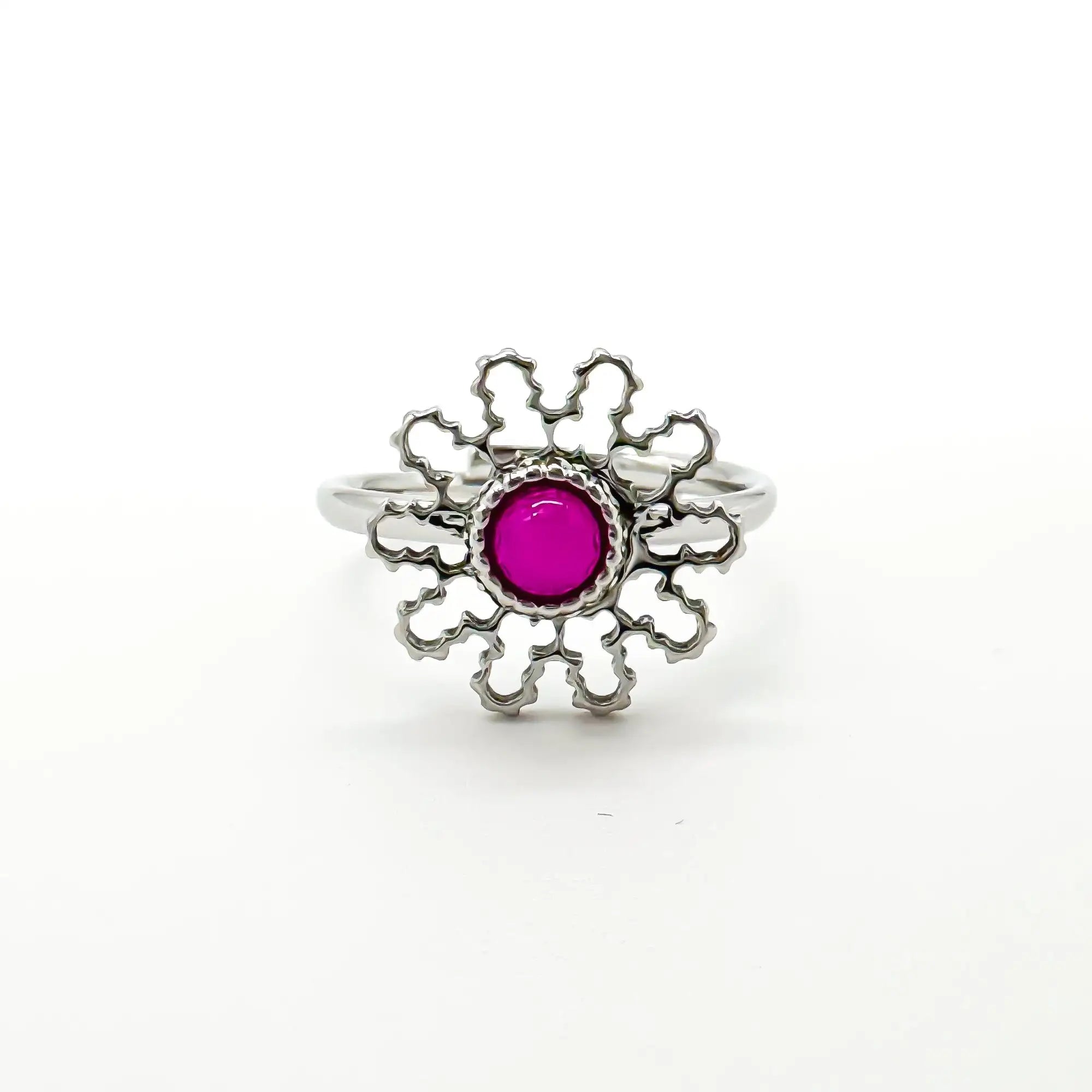 Flori - Ring - Stainless Steel - Adjustable
